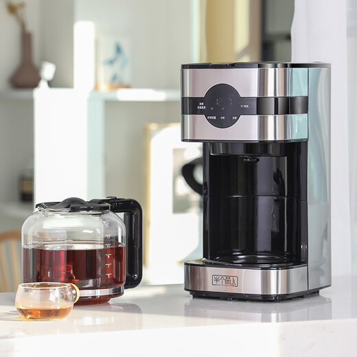 Half Tea Maker Fully Automatic Tea Maker High-end Touch Screen Tea Drinking Machine Steam Spray Type Steaming Tea Making Machine Long-term Warming Preservation and Quantitative Dispensing of Tea Black Tea Black Tea Flower Tea Pu'er Large Rong Teapot Optional Teas | Dual Heating Elements | Long-term Warming | Quantitative Dispensing of Tea 1.5L