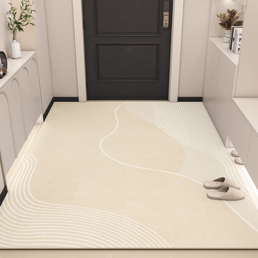Indoor door mat creamy floor mat entry door mat entrance foot mat dirt resistant pvc leather free cutable Musann-15925 120*160cm
