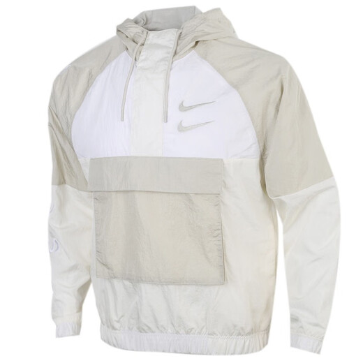 Nike (Nike) Herren neuer Sport mit Kapuze mit Kapuzenhöhle gewebte Jacke mit atmungsaktivem Halbzipper-Jacke Cu3886-072 s
