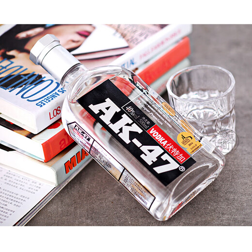 AK-47 vodka AK-47 foreign liquor base liquor 40 degrees 700ml classic original bar cocktail mix 500mL 2 bottles