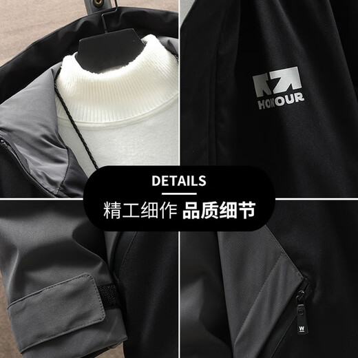 Carls Plus Size Men's Down Jacket for Fat Men Winter Trendy Brand Thickened Jacket Plus Fat Extra Large Warmth Handsome Hooded Korean Version Black 7XL (220-240Jin Jin is equal to 0.5kg)