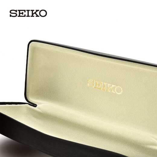 精工（SEIKO） 眼镜盒便携抗压原装收纳盒+1个镜布 镜盒+镜布