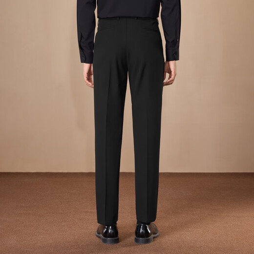 
HaiLan Home (HLA) men's light business fashion series slim pants for men to give their boyfriends to their father in autumn Black 24 XL 180/88A Recommended 143~158Jin [Jin equals 0.5 kg]