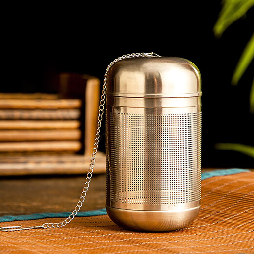 Chunyi 316 stainless steel stewed teapot tea warehouse large tea leak tea filter tea filter 316 tea warehouse (large size) 9x5cm 1 piece