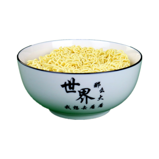 Miaopule rice bowl, personal use for eating, personal use for large bowl of instant noodles, large size for one person, one good-looking and cute 8-inch 20cm soup bowl (meeting you is the scenery)
