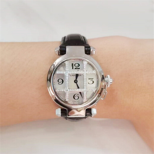 [Second-main 95 Nouveau] Cartier Pacha Series WJ11951G, WJ11932G Watch and Clock Women's Watch Quartz Watch 32mm 18K Or blanc WJ11932G