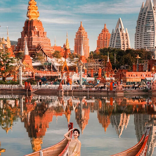 Fun Thailand travel including round-trip air tickets | 6-day and 5-night quality tour for family, parent-child and couple at the Grand Palace, Emerald Buddha Temple in Pattaya, Bangkok, Thailand Southern City* Package with air tickets for two people