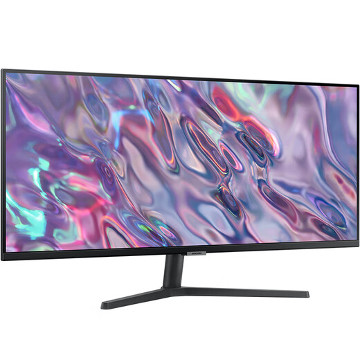 三星（SAMSUNG）34英寸直面屏 准4K带鱼屏 100Hz高刷电竞游戏办公超2K 护眼双屏 S50GC 台式笔记本外接 电脑显示器 分屏 S34C500GAC 官方直营旗舰店