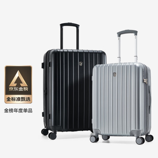 Hermes suitcase 20-inch men's small trolley suitcase women's suitcase password box aircraft boarding box space silver