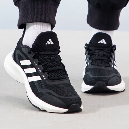 Adidas Männer und Frauen Laufschuhe Sommerkleidung-resistent bequeme Lauf-Sneakers IH6038 Schwarz Größe 38.5 UK5.5