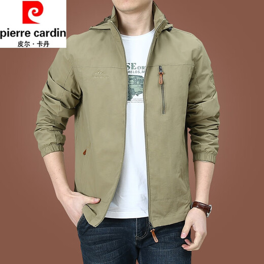 Pierre Cardin Outdoor Herrenjacke Herbst und Winter 2024 Neue Herbst-Tops mittleren Alters mittleren Alters im mittleren Alter und Herrenfrühling und Herbst Dick 9898 Dunkelblauer Stil plus Samt M.