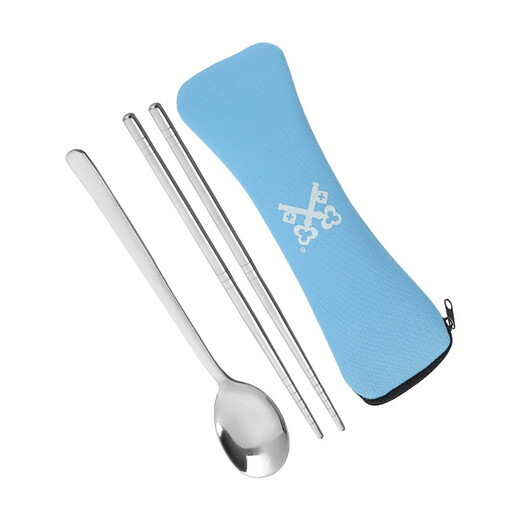 GOLDEN KEY GOLDEN KEY stainless steel chopsticks spoon set fashionable two-piece tableware set