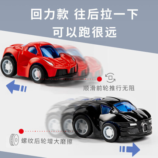 Shifeng alloy car model car model pull-back car baby toy car set transportation car boy toy children's gift mini alloy car transportation