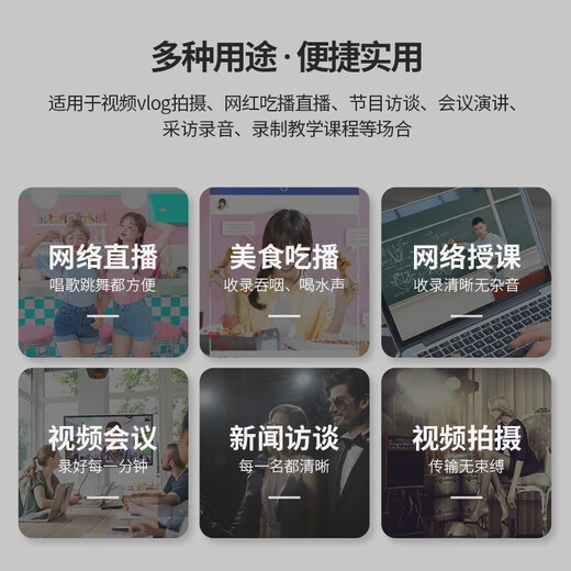 Leitz (LATZZ) Leitz A3 lavalier microphone computer mobile phone live radio microphone online class eating and broadcasting video shooting outdoor interview noise reduction recording equipment wired microphone wired lavalier microphone-3.5MM interface