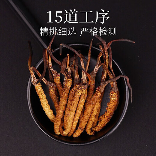 Tongrentang (TRT) Beijing Tongrentang Cordyceps sinensis-50/6G Cordyceps Cordyceps High-Gift Box Box Pack