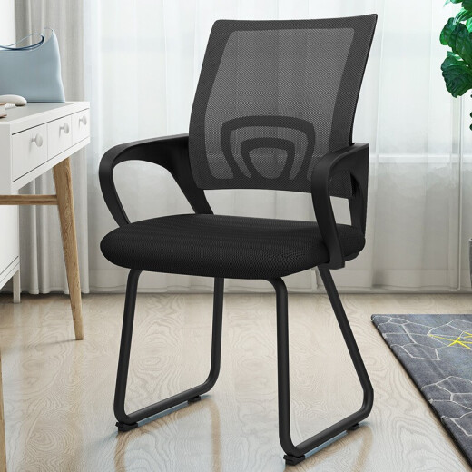 Xingkai computer chair home office chair conference chair bow chair back chair ergonomic chair BG115 black