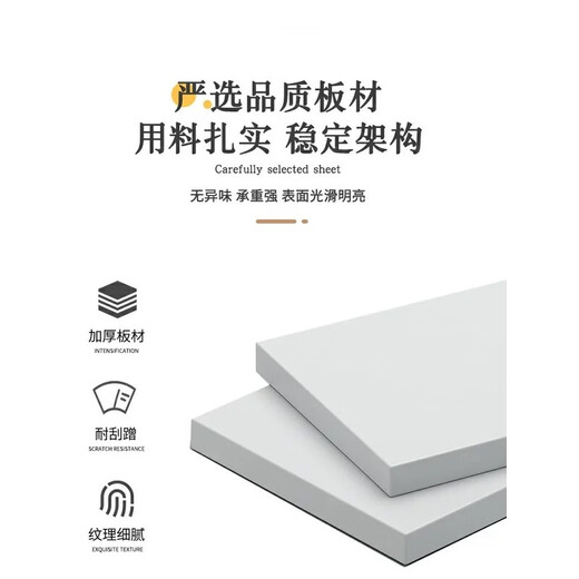 Benmu Zizai European style dressing table bedroom modern minimalist Internet celebrity ins style small apartment home small high-end bed LED light mirror round mirror four draws + petal chair 80cm other assembly 1x1x1cm