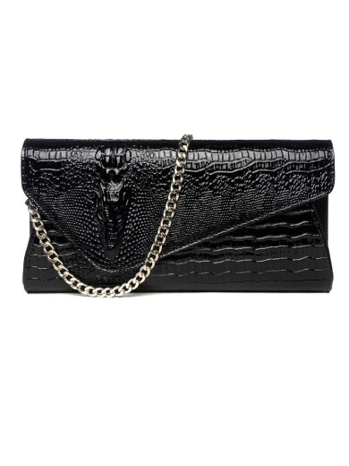 tushky brand clutch bag 2024 new women's bag cowhide clutch bag women's genuine leather hand bag crossbody bag chain small bag luxury black