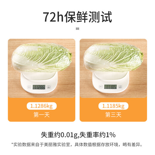 Meiya Disposable Plastic Wrap Large Economic Pack 30cm*150m Food Grade Household PE Material Safe and Hygienic