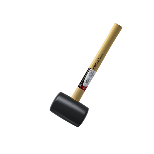 Kraftwell wooden handle rubber hammer rubber hammer inspection hammer rubber hammer floor tile installation hammer HA0216E