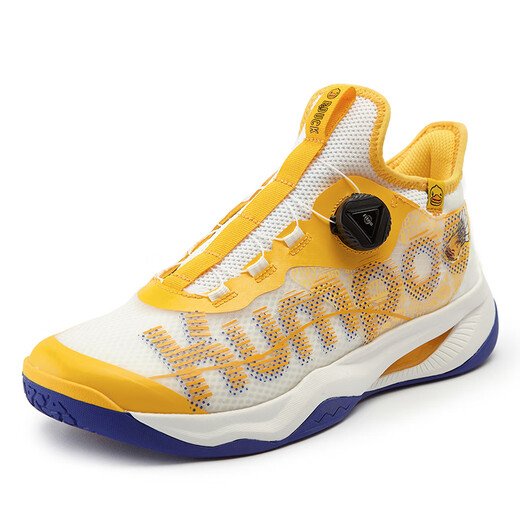 Kumpoo [Little Yellow Duck Co-Bender] G826S Shuangfeng Badminton Shoes Shuangfeng Houyi Pro Badminton обувь та же модель для мужчин и женщин KH-G826S B.Duck Белый/желтый/синий 40