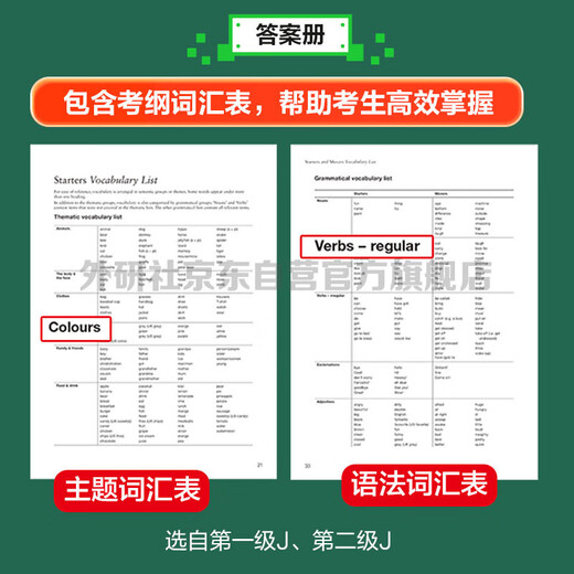 Cambridge Children's English Test Full Real Test Questions Level 2 I (with QR code audio) Jian Shao YLE Movers Question Bank Real Questions + Exam Instructions + Reference Answers