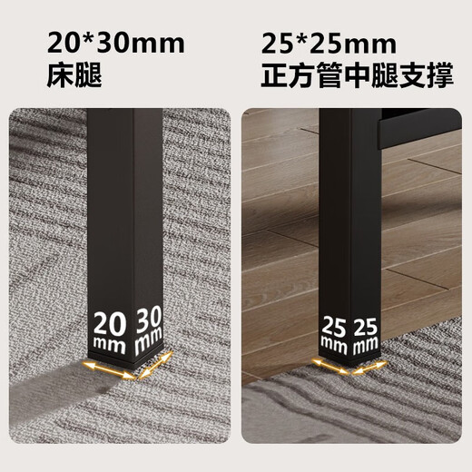 瑶颖(免安装)折叠床单人床午休床办公室午睡床家用陪护床硬板床铁床 YYC16升级带头靠-0.8米宽 187长