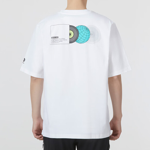 Adidas kurzärärmiges T-Shirt für Männer Sommer Neue Neo Sportswear Strickbares rundes Hals Top HC9717 HC9717 White XL