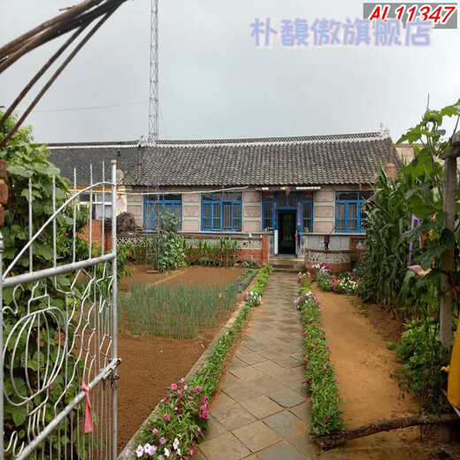 朴馥傲主播背景布直播间农村砖房抖音网红3d立体山水田园视频背景墙挂布 11155 宽1.5米-高2米竖版