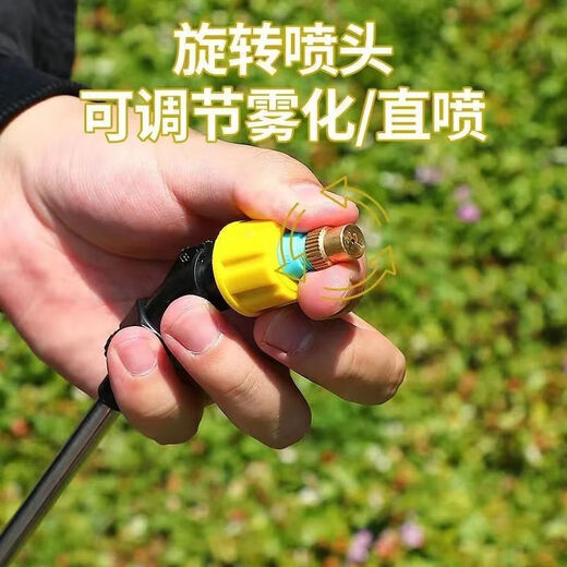Portable sprayer for spraying pesticides, fully automatic electric retractable spray gun for watering flowers, rechargeable disinfection, new sprayer, 2800mA gravity filter + 10m water pipe
