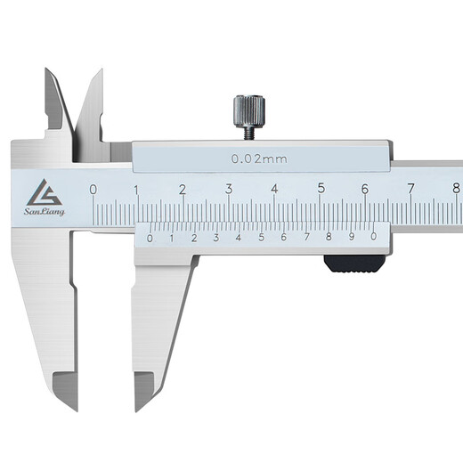 Hochvorbereitete Edelstahl-Vernier-Bremssattel 0-150 mm Ölmarkierungslinie Vierzwecker Vernier-Bremssattel 141-753 0-2500mm Klauenlänge 200 mm