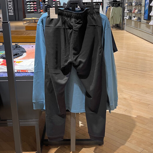 Nike (Nike) Pantalones de chándal Pantallas de hombres 2025 Spring New Fitness entrenamiento para correr pantalones informales Cómodos Pantalones largos transpirables FQ6996-010 Black Knitt XL