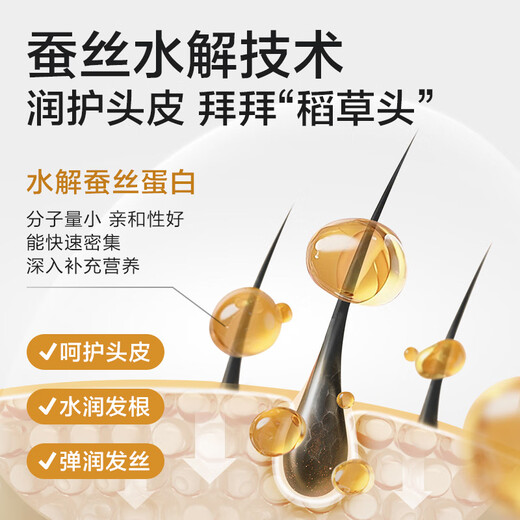 Little Raccoon Children's Shampoo Tear-free Formula Baby Smooth Hair Care Shampoo for Boys and Girls 500ml New Year's Gift