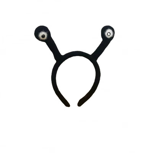 Timo Children's Day headband can make sounds, funny hair accessories, children's headwear, cute snail small tentacle headband 520 lover, can make sounds snail headband - black