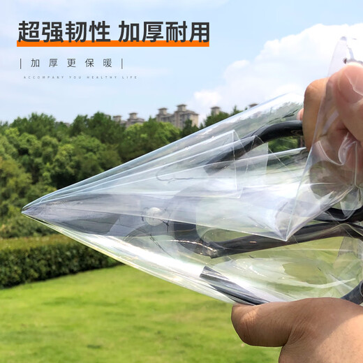 Shimeier thickened thermal curtains in winter, sealed windows, transparent windproof double-layer insulation film, bedroom windshield artifact to prevent cold and frost, 0x0cm custom size, contact customer service, transparent color + Velcro, can be cut