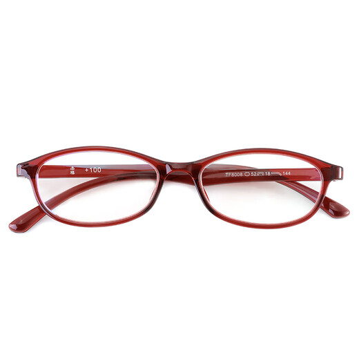 Young anti-blue light reading glasses, Fu Fu series, men and women, high-definition ultra-light middle-aged and elderly people, TF8008+200 degrees