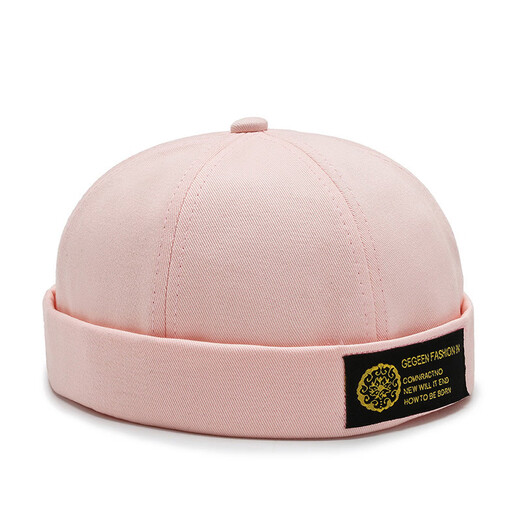 New fashion four-season landlord hat men street trendy hip-hop hat brimmed melon skin hat women light board hat women trendy black gold embroidery adjustable