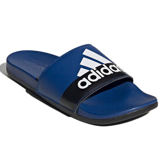 阿迪达斯（adidas）运动拖鞋男鞋夏季新款户外沙滩鞋轻便舒适透气休闲一字凉拖 GV9713 39 (240mm)