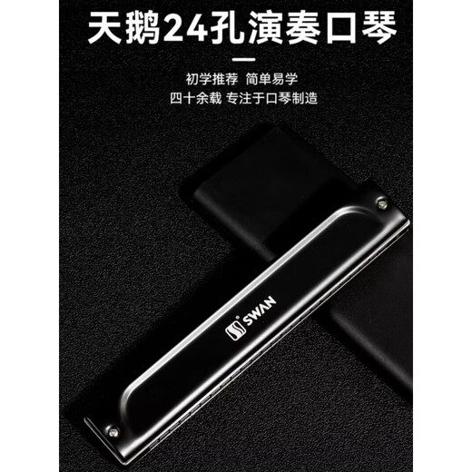 Лебедь (Лебедь) Немецкий импортный гонг 28-луночный акцент accent harmonica Уровень производительности 24 лунка полифонические начинающие для взрослых профессиональных выступлений с 28 лунками.