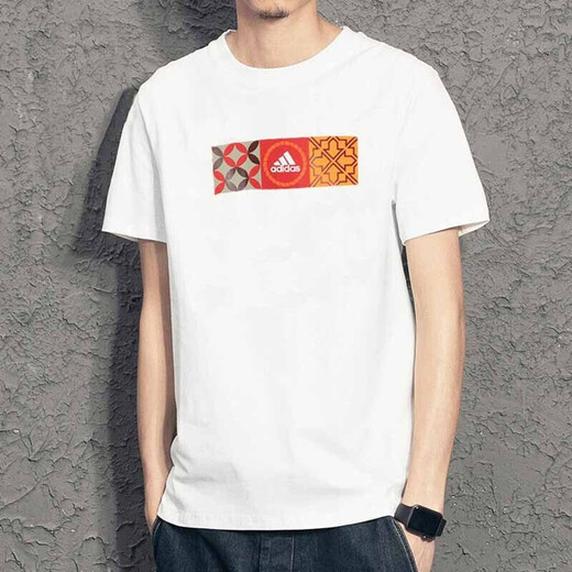 阿迪达斯 （adidas）NEO短袖T恤男2025年夏季跑步健身透气圆领潮流运动服HC9665 HI3291 S A175/92