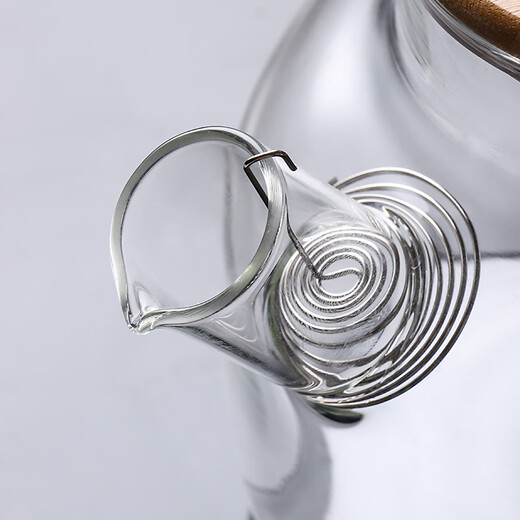 Baijie cold kettle teapot cold kettle filterable heat-resistant glass water cup flower and fruit teapot juice pot household large capacity