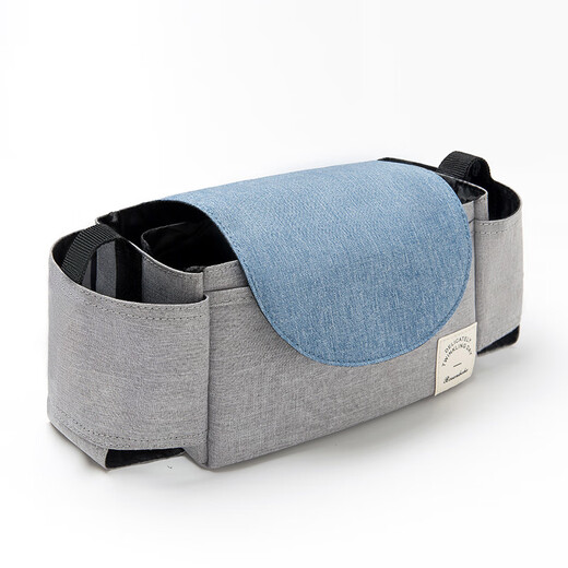 
CLCEY mother and baby brand baby carriage hanging bag storage bag newborn supplies storage bag baby carriage hanging bag blue black stripes