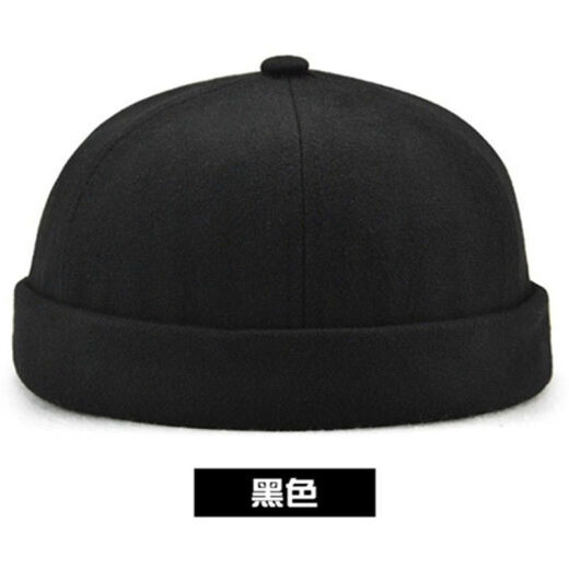 Fun Landlord Hat Men's Spring and Autumn Melon Skin Hat Men's Landlord Hat Women's Trendy Brand Middle-aged and Elderly Retro Hip-Hop Noble Flip-Flip Yuppie Hat Watermelon Hat 15831 Dark Blue Can Adjust (56-60CM)