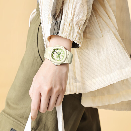 Dickies Student Watch Exam Watch Girls Simple Children's Silent Quartz Watch Chinese Valentine's Day Gift for Girlfriend CL-613 Green