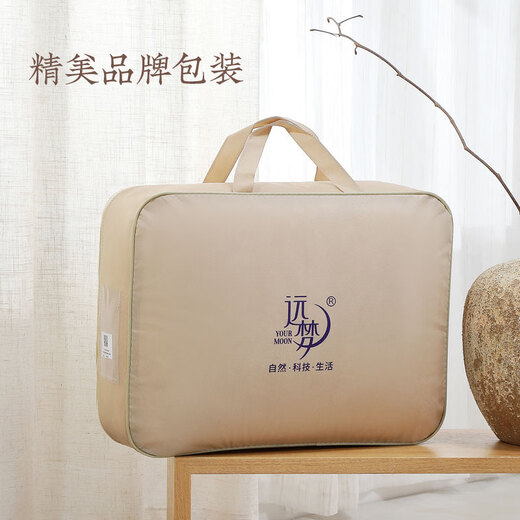 The long dream quilt is cored in four seasons, silkworms are soft in four seasons, spring and autumn are quilts are universal in four seasons, apricot flour 200*230cm