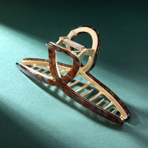 Chimera (CHIMERA) simple acetate plate shark clip high-end hairpin hair grab clip back head plate hair accessories headdress girl birthday gift