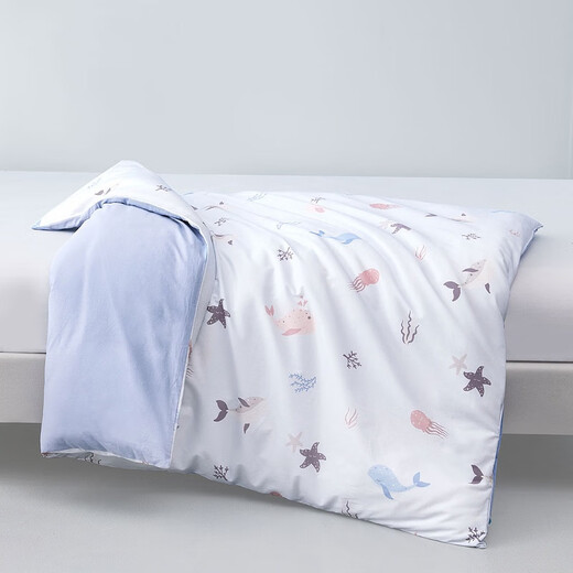 Mercury Children's Quilt Cover Single 100% Pure Cotton Class A Sunny Cotton Comfort Fabric Home Dormitory Quilt Cover Bedding Kindergarten Cotton Antibacterial Quilt Cover (Pink Taotao) 120cm150cm
