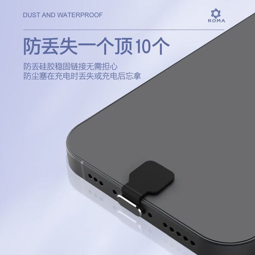 Ye Yu is suitable for Xiaomi 13 Huawei Apple 14 mobile phone dust plug, vivo Honor power supply, Samsung speaker speaker dustproof net sticker, main picture style, alloy plug 2 sets + dustproof net silver 20 pieces