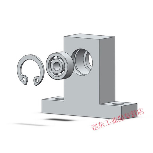 Rodamiento en forma de T con asiento BGHKB6200 6201 6202 6203 6204 6205 Asiento de rodamiento fijo vertical KBPA6205 Center Altura 80