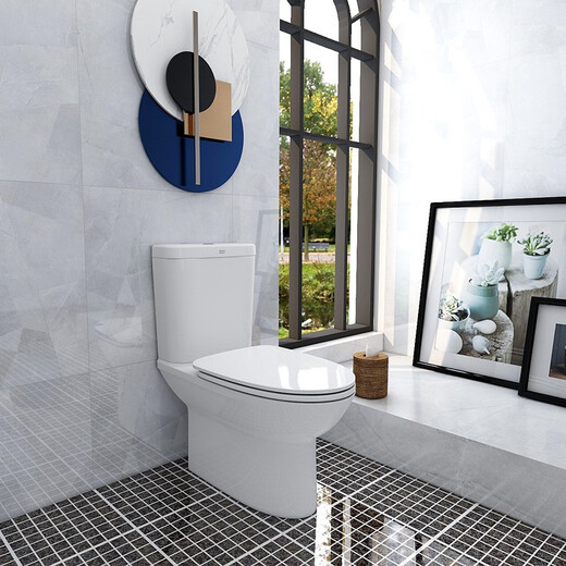 American standard wall drainage toilet flushing type straight flush toilet anti-blocking and displacement drainage and odorproof toilet 2629 Direct flushing toilet 2629 [190 pit distance] wall drainage